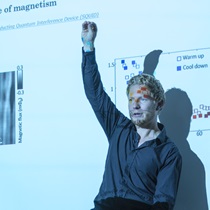 Dennis Christensen at his PhD defense 12 October 2017